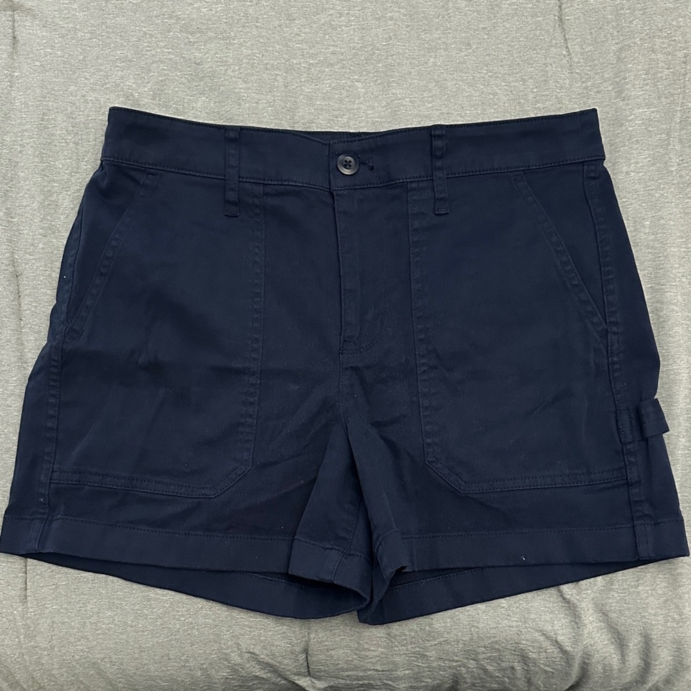 J. Crew Dark Blue Women's Cargo Shorts